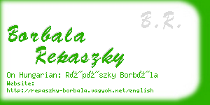 borbala repaszky business card